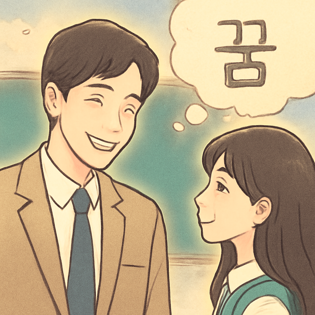 내가좋아하는남자선생님이 나를보고 미소지으며 웃어주는꿈  - 꿈 해몽, 꿈 풀이(+자세한 해석)이미지