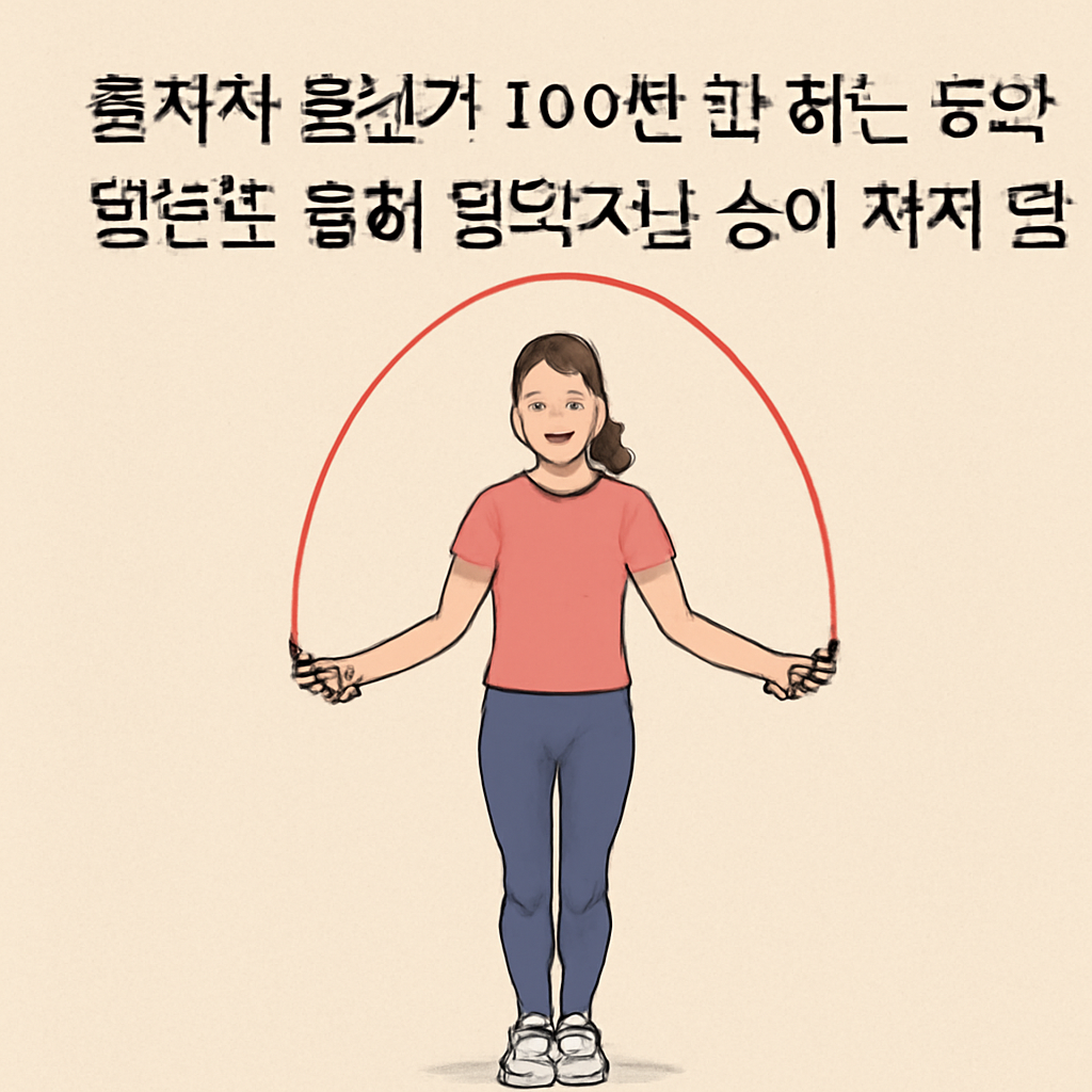 혼자서줄넘기100번다하는동안 한번도줄에걸리거나숨이차지않 - 꿈 해몽, 꿈 풀이(+자세한 해석)이미지
