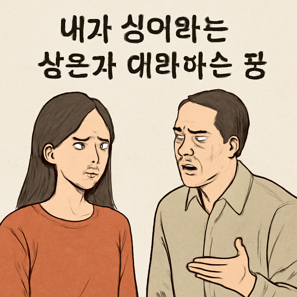 내가 싫어하는 삼촌과 대화하는 꿈
