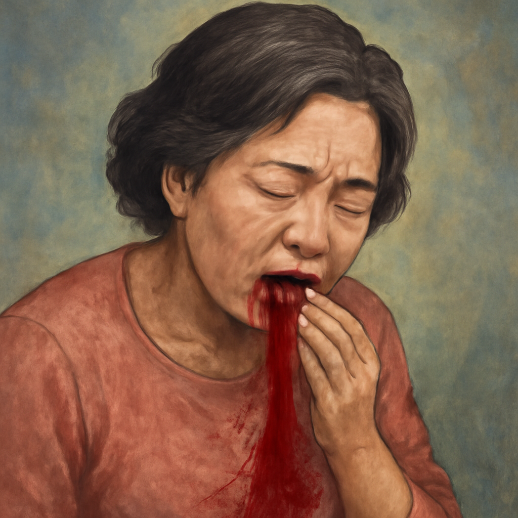 어머니가 피를 토하는 꿈