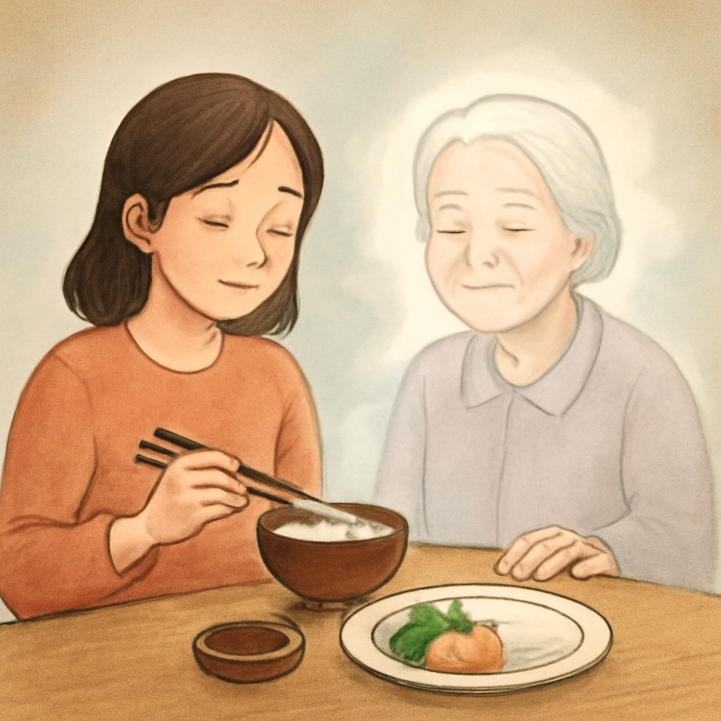돌아가신 할머니에게 식사대접하려는 꿈