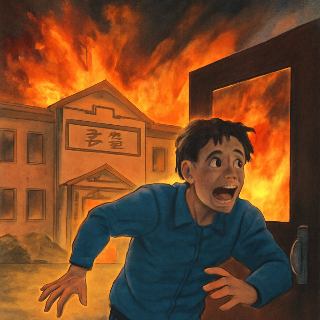학교에서 불이나 못나오고 죽을뻔했던 꿈 - 꿈 해몽, 꿈 풀이(+자세한 해석)이미지