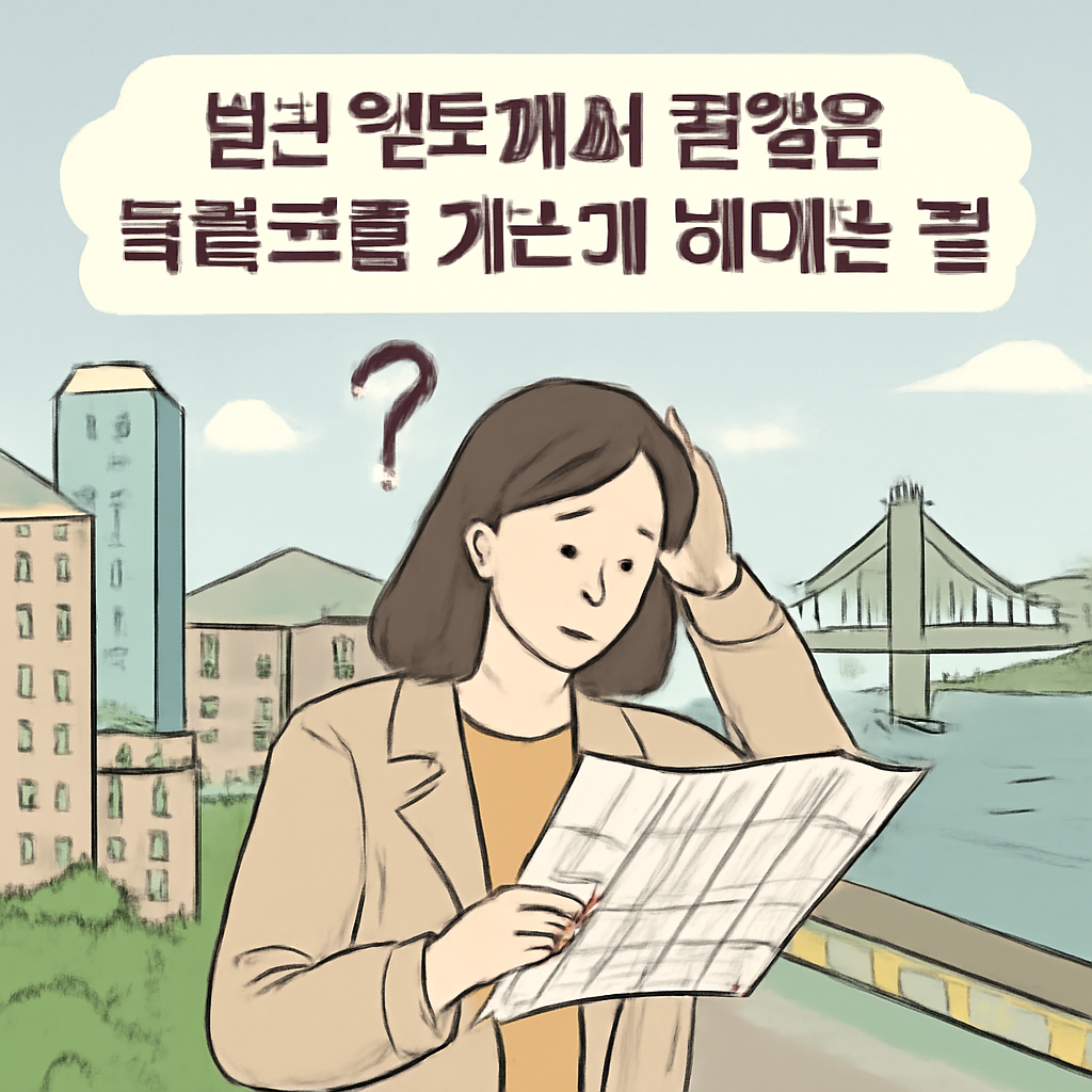 부산영도에서 곽정은북토크를 가는데 헤메는꿈