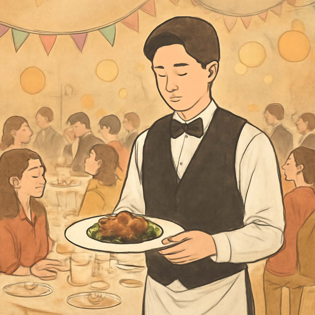 잔치에서 써빙하는꿈 - 꿈 해몽, 꿈 풀이(+자세한 해석)이미지
