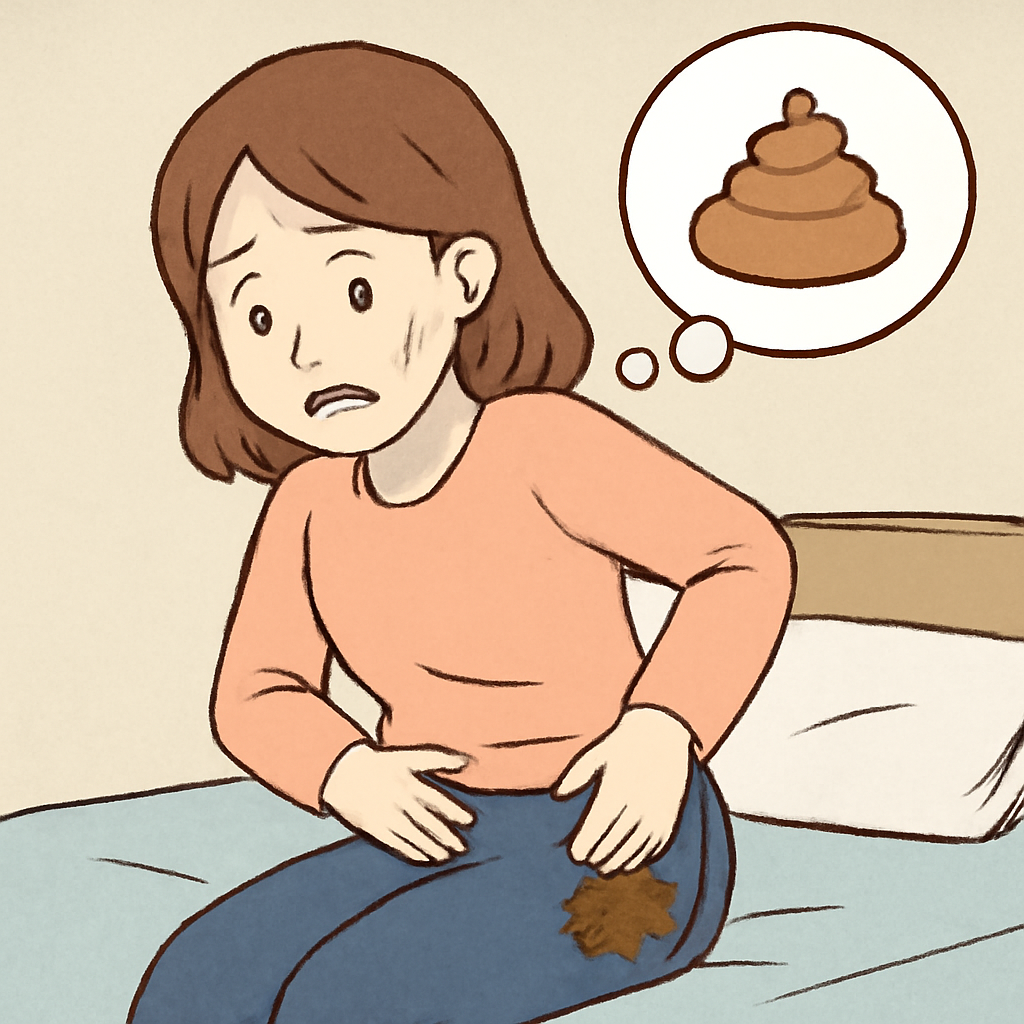 똥을누는데옷에묻어서불쾌한기분이든꿈