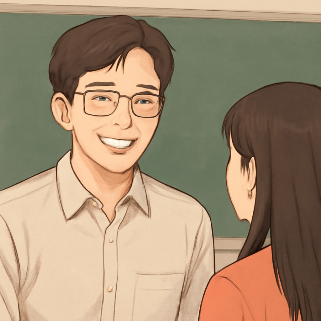 내가 좋아하는 남자선생님이 나를보고미소지으며 웃어주는 - 꿈 해몽, 꿈 풀이(+자세한 해석)이미지
