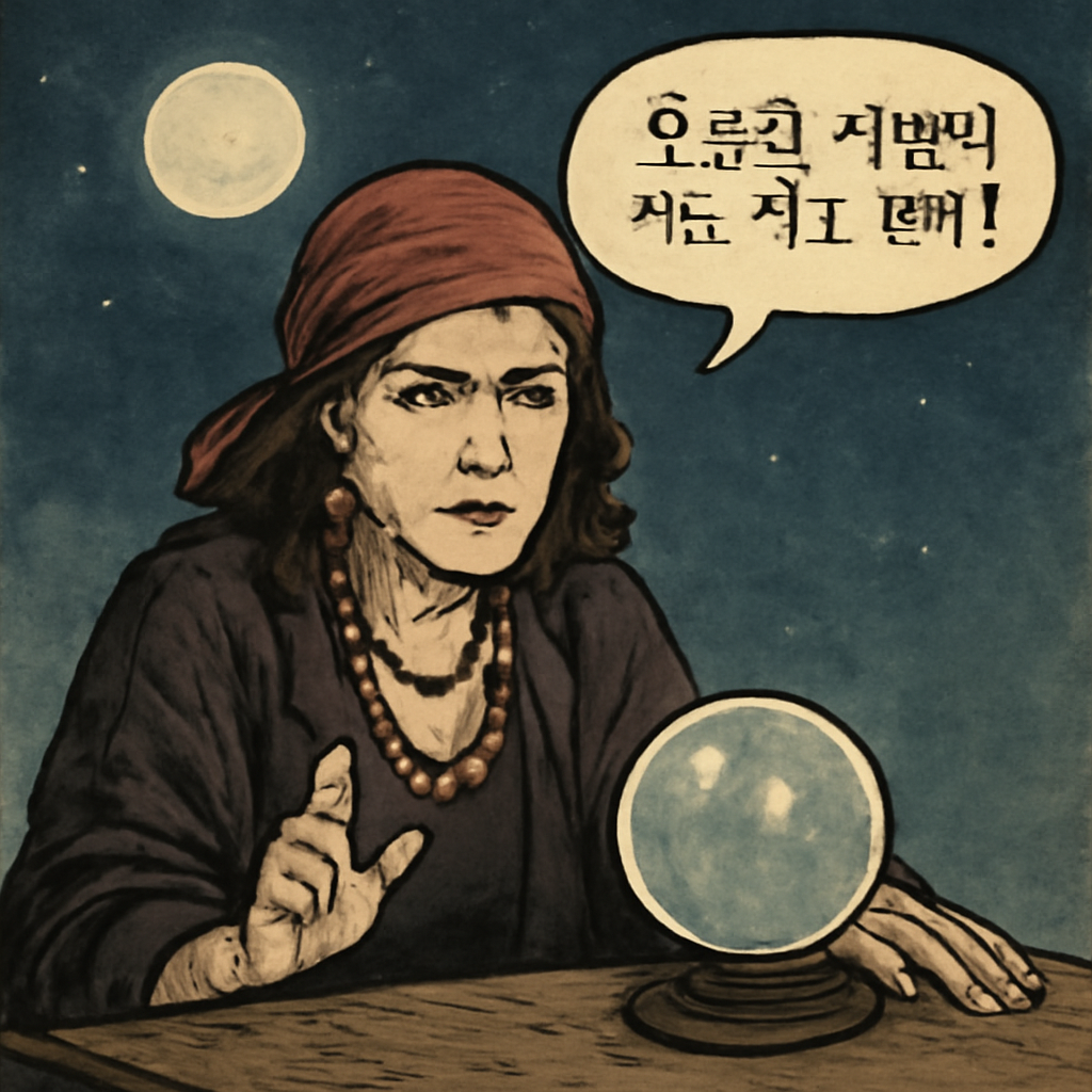 점쟁이같은 여자가 오늘밤 저녁에 죽는다고 했다. - 꿈 해몽, 꿈 풀이(+자세한 해석)이미지