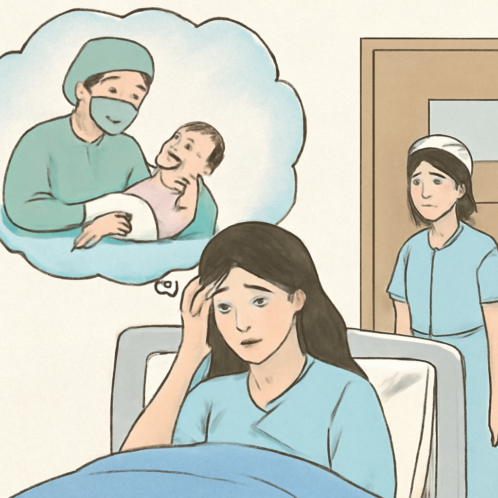 제왕절개 후 아기 못보고 당일에 퇴원하는 꿈 - 꿈 해몽, 꿈 풀이(+자세한 해석)이미지