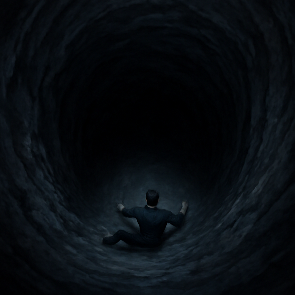에리베타홀같은어두운깊은홀로떨어졌는데 바닥에 안착한 꿈