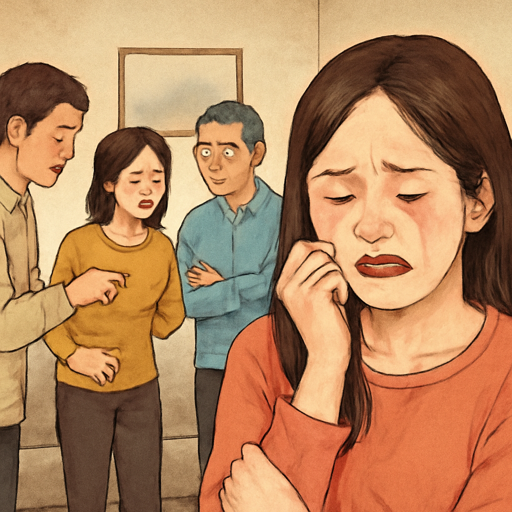 동서들과시누이가 보이고 사이가어색하고 따지다가 우는꿈