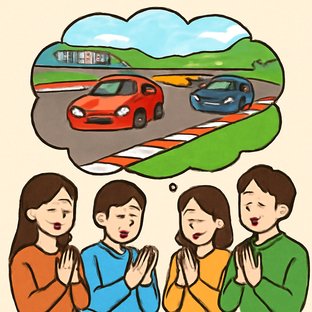 레이싱꿈인데 그걸 준비하고 다같이 맞춰서 따라가는 꿈 - 꿈 해몽, 꿈 풀이(+자세한 해석)이미지