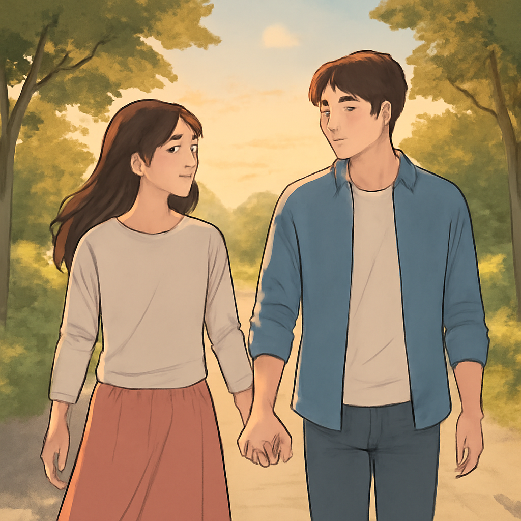 좋아하는 남자얘랑 손잖고 길을 걷는꿈