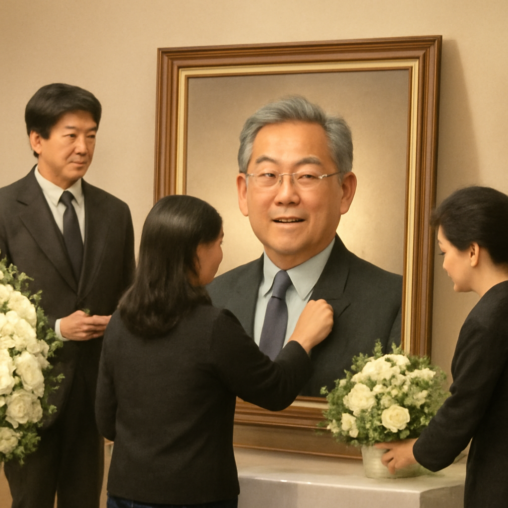 이미 고인이 된 모시던 교육감을 만나는 행사를 준비하는