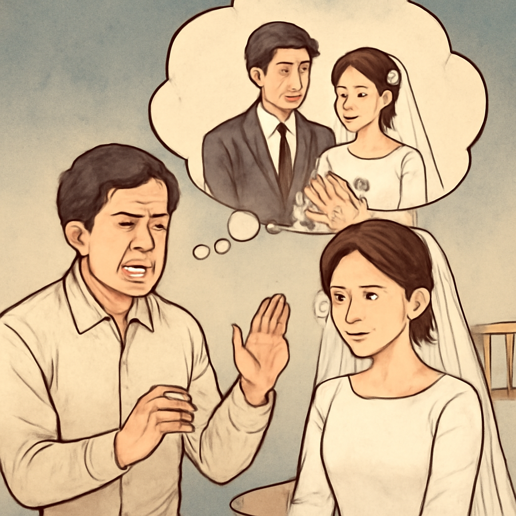 미혼딸이 결혼한다고 하는데 말리는 꿈 - 꿈 해몽, 꿈 풀이(+자세한 해석)이미지