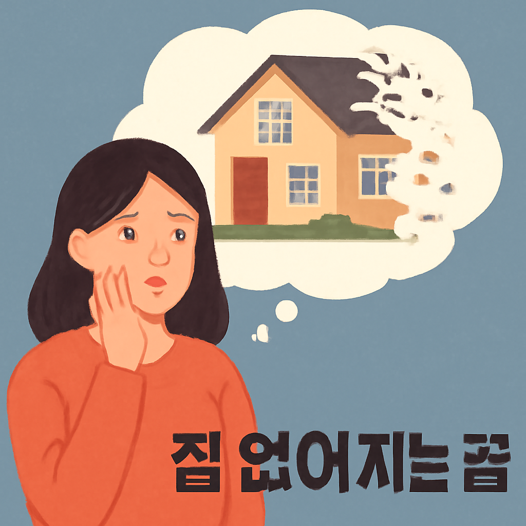 집없어지는꿈 - 꿈 해몽, 꿈 풀이(+자세한 해석)이미지