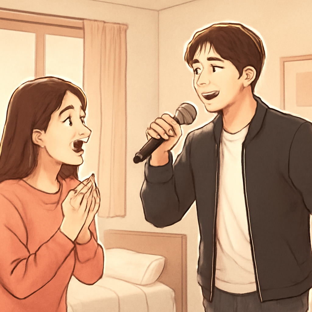 좋아하는가수가내방에들어오는꿈