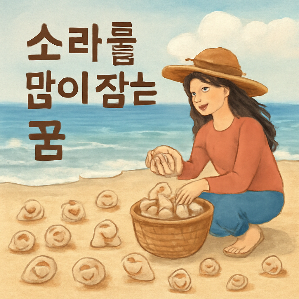 소라를 많이잡는꿈 - 꿈 해몽, 꿈 풀이(+자세한 해석)이미지