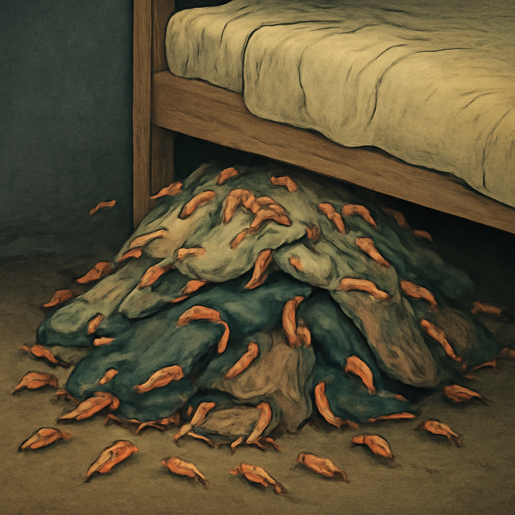 침대밑에 옷무더기에서 새우벌레가 우글우글 붙어있던꿈 벌 - 꿈 해몽, 꿈 풀이(+자세한 해석)이미지