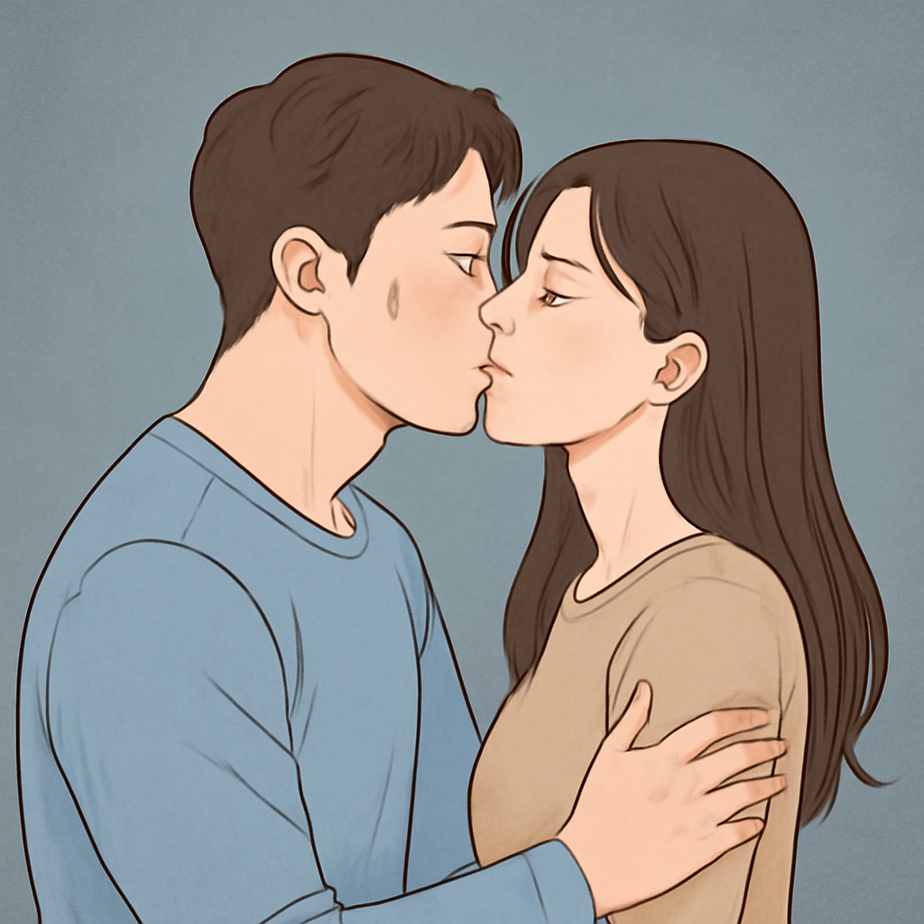 미련 남지 않은 전남자친구와 키스하는데 기분이 찜찜한꿈 - 꿈 해몽, 꿈 풀이(+자세한 해석)이미지