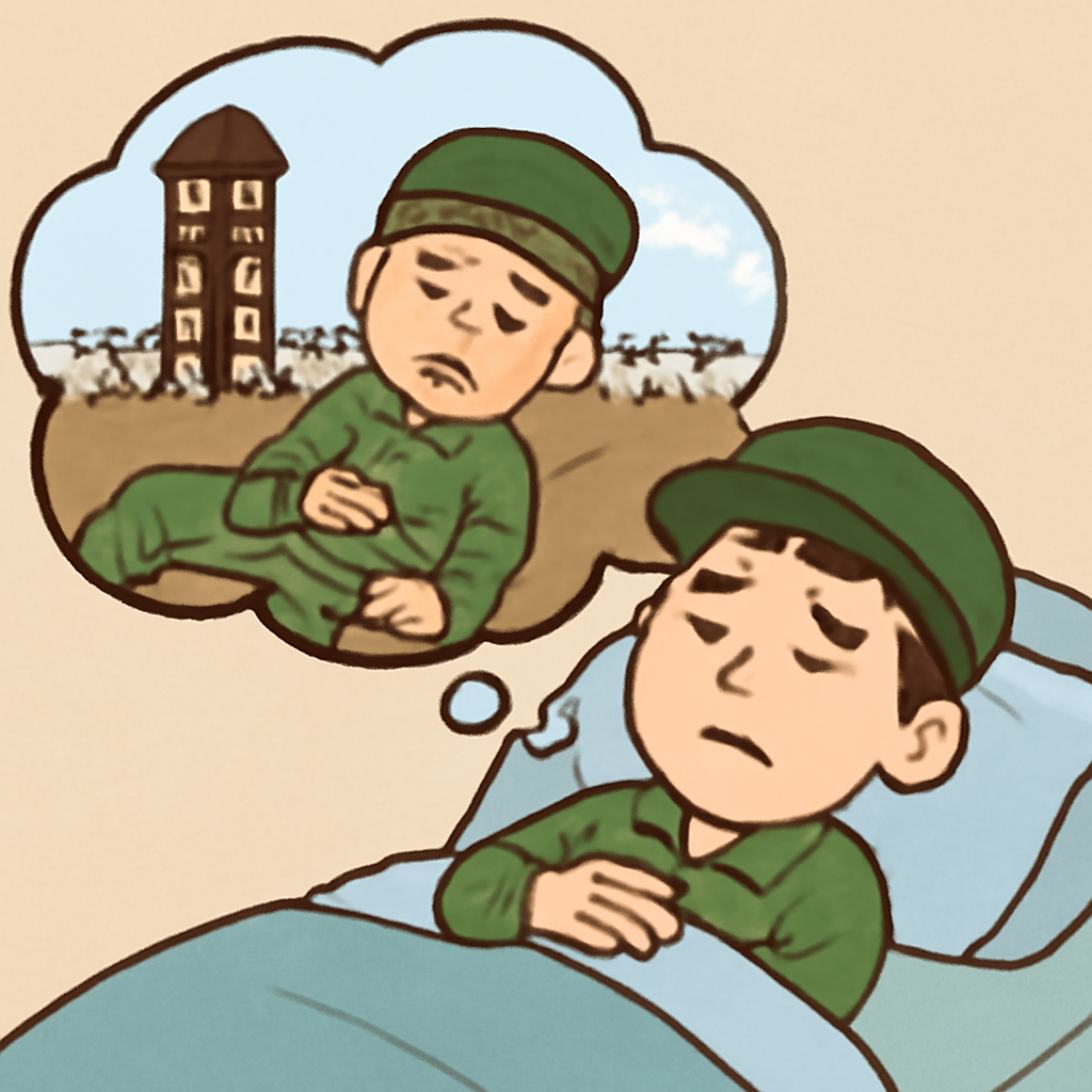 군대아파서나오는꿈