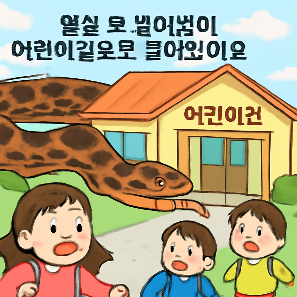 엄청큰 보아뱀이 어린이집으로 들어갔어요 - 꿈 해몽, 꿈 풀이(+자세한 해석)이미지