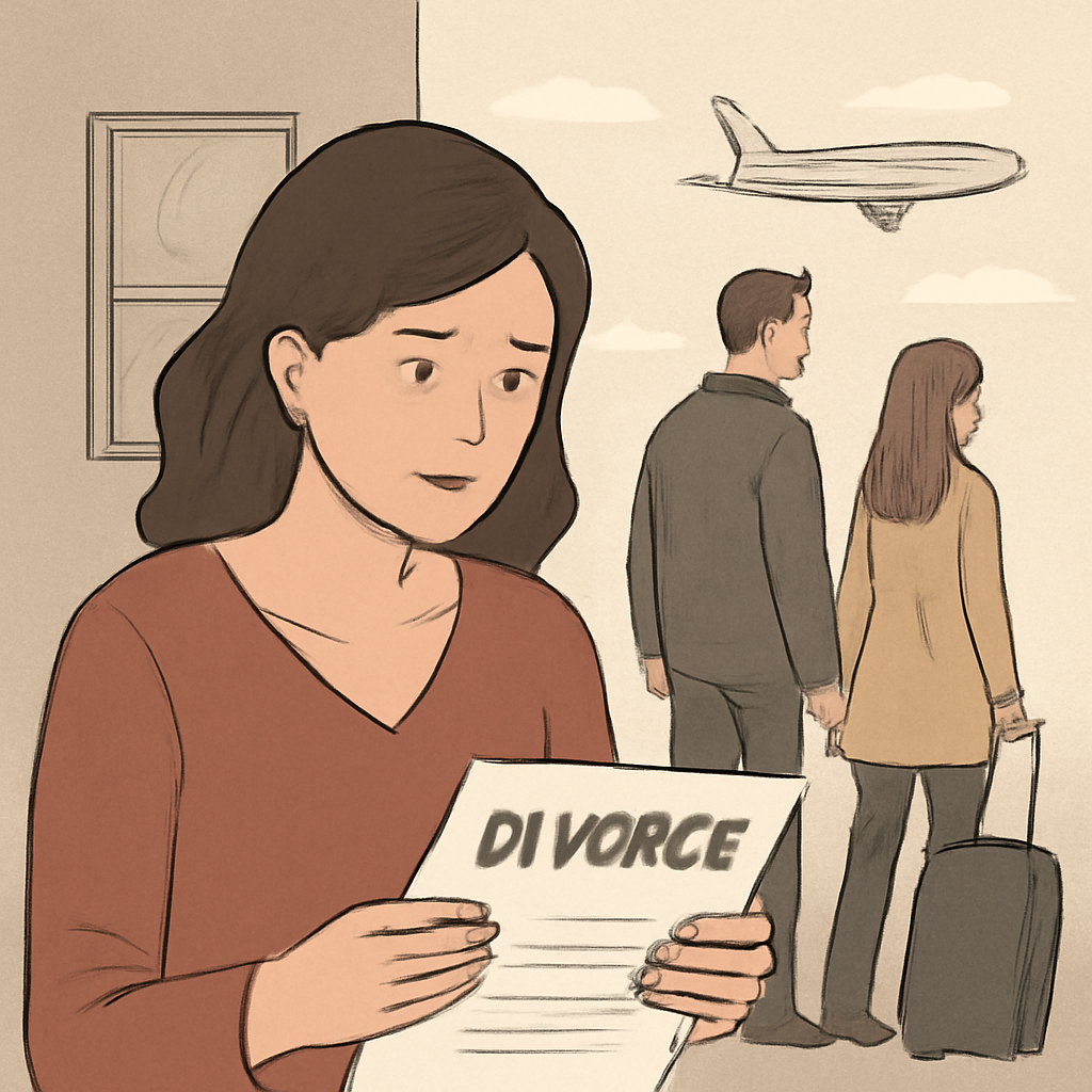 남편한테 이혼신청하고 남편이 바람난 여자랑 해외로감 - 꿈 해몽, 꿈 풀이(+자세한 해석)이미지