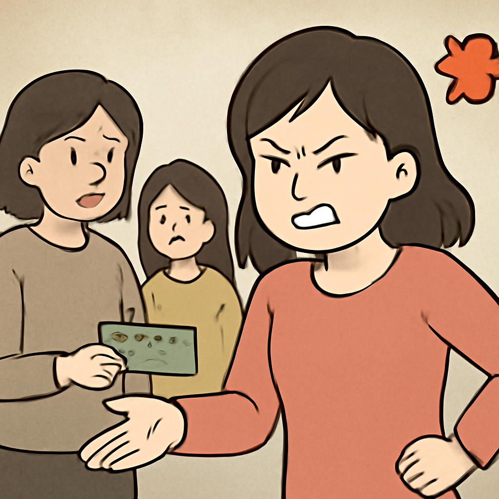 엄마한테 돈을 받았는데 언니보다 적은 액수라 화를 낸꿈 - 꿈 해몽, 꿈 풀이(+자세한 해석)이미지