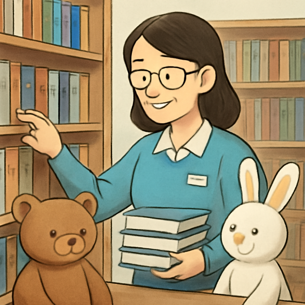 책 정리를 돕고 사서선생님과 친구에게 곰인형,토끼인형을 - 꿈 해몽, 꿈 풀이(+자세한 해석)이미지