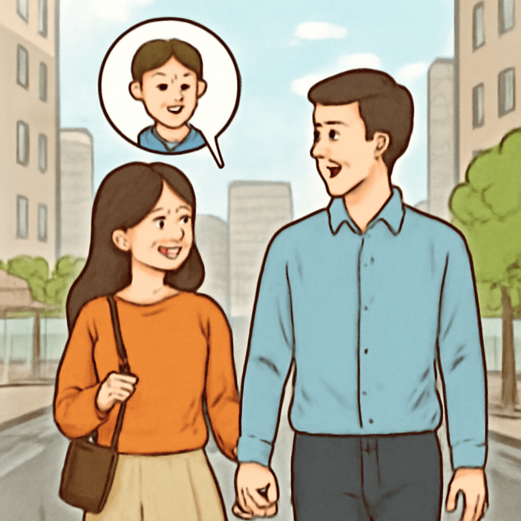 친구가 연락하는 남자와 시내에서 손잡고 다니는 꿈 - 꿈 해몽, 꿈 풀이(+자세한 해석)이미지