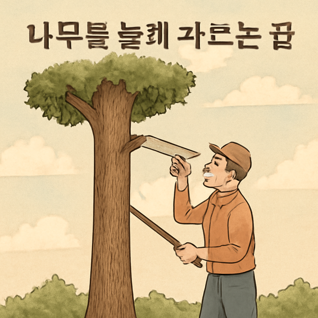 나무를 높게 자르는 꿈 - 꿈 해몽, 꿈 풀이(+자세한 해석)이미지