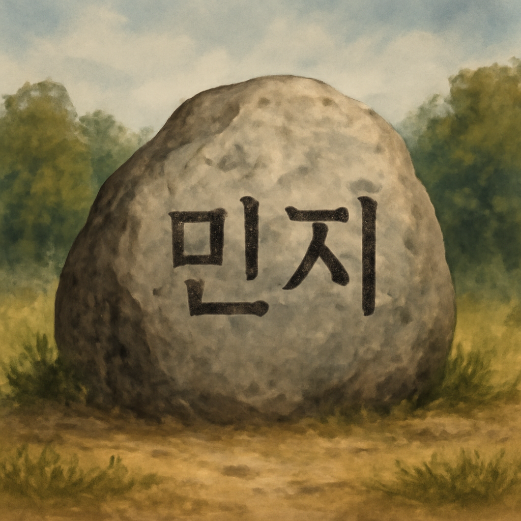큰바위에여자이름이세겨져잇는꿈