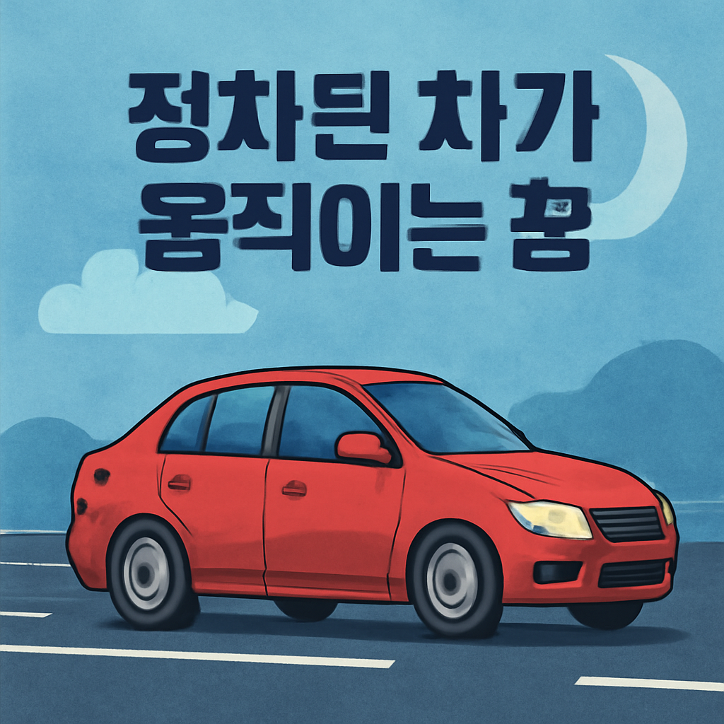 정차된 차가 움직이는 꿈