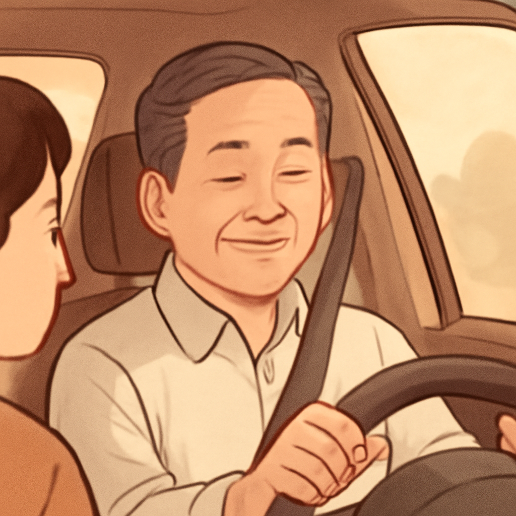 돌아가신 큰아버지가 운전하는 차를 타는꿈,온화한미소를 - 꿈 해몽, 꿈 풀이(+자세한 해석)이미지
