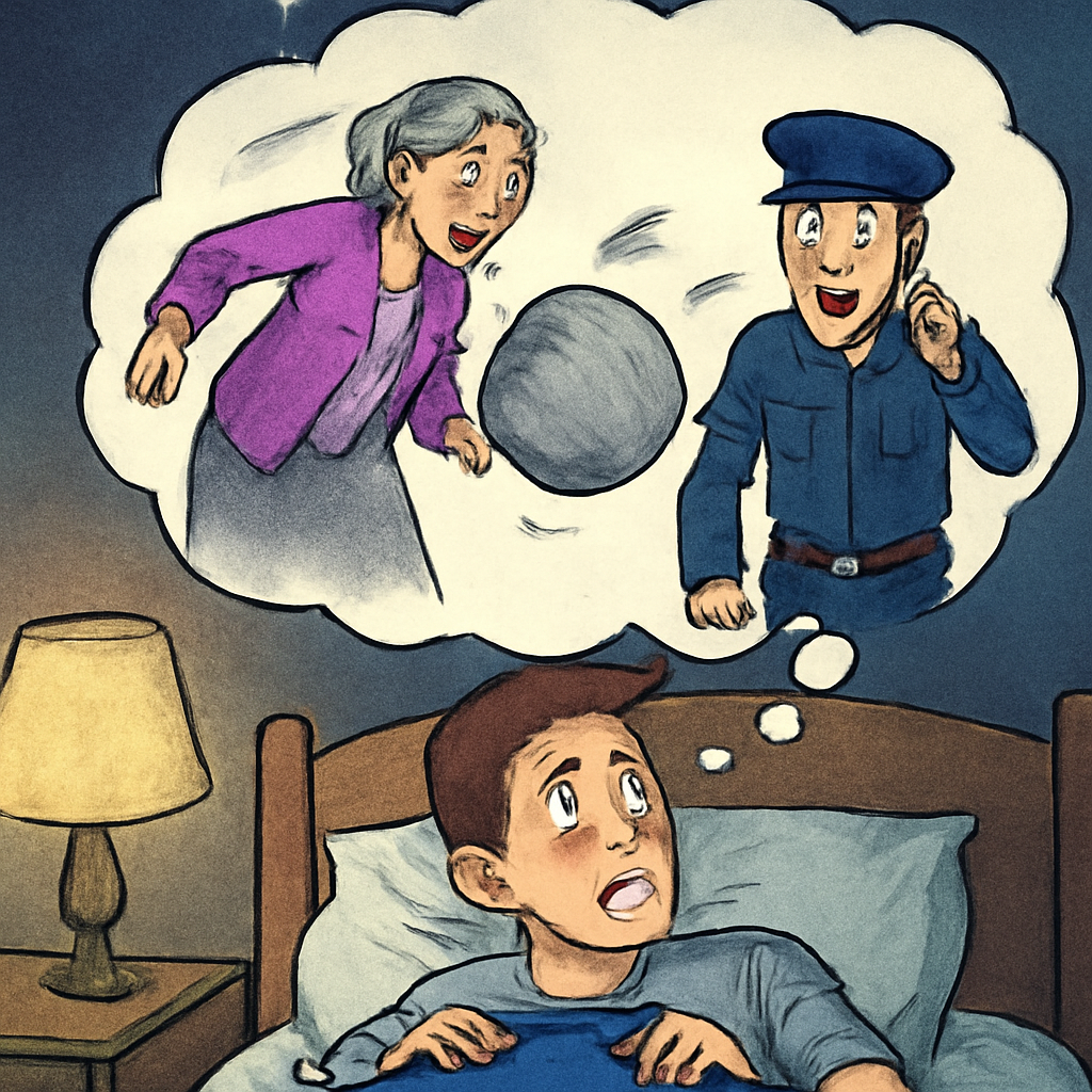 모르는할머니가커다란냄비를허리에던져꿰병으로경찰부르는꿈 - 꿈 해몽, 꿈 풀이(+자세한 해석)이미지