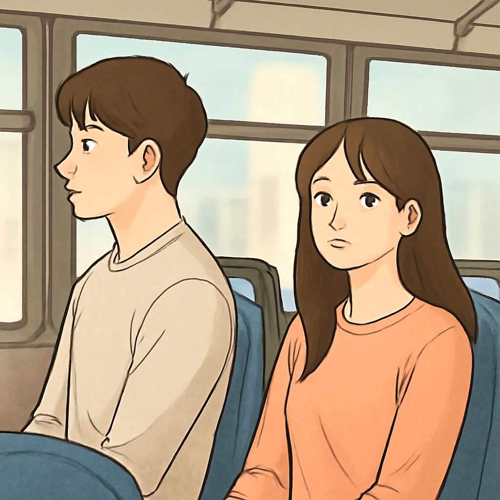 꿈에서 좋아하는 남자얘가 버스에서 네 앞 의자에 앉은