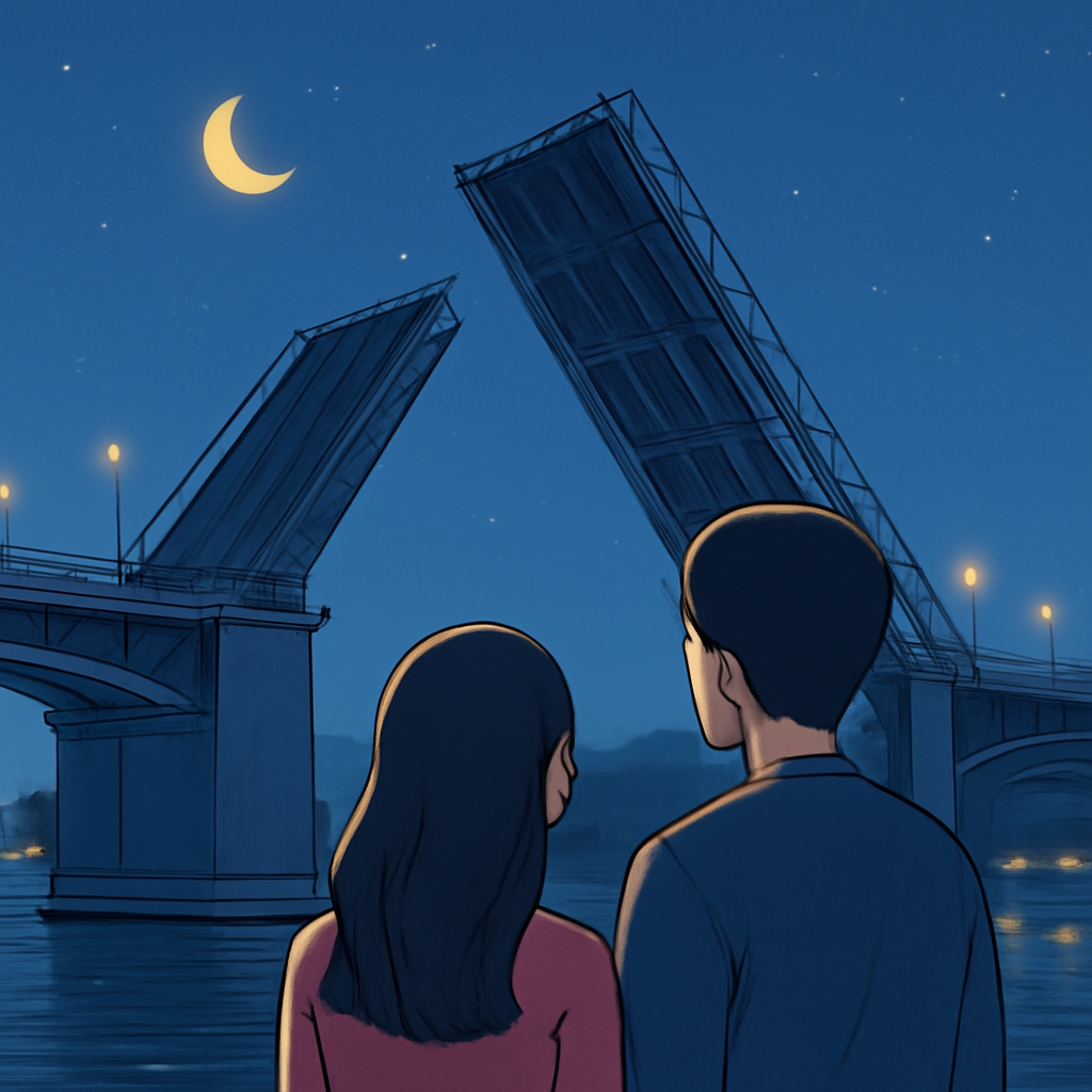 여자와 둘이서 영도대교가 올라가는걸 바라보는꿈 - 꿈 해몽, 꿈 풀이(+자세한 해석)이미지