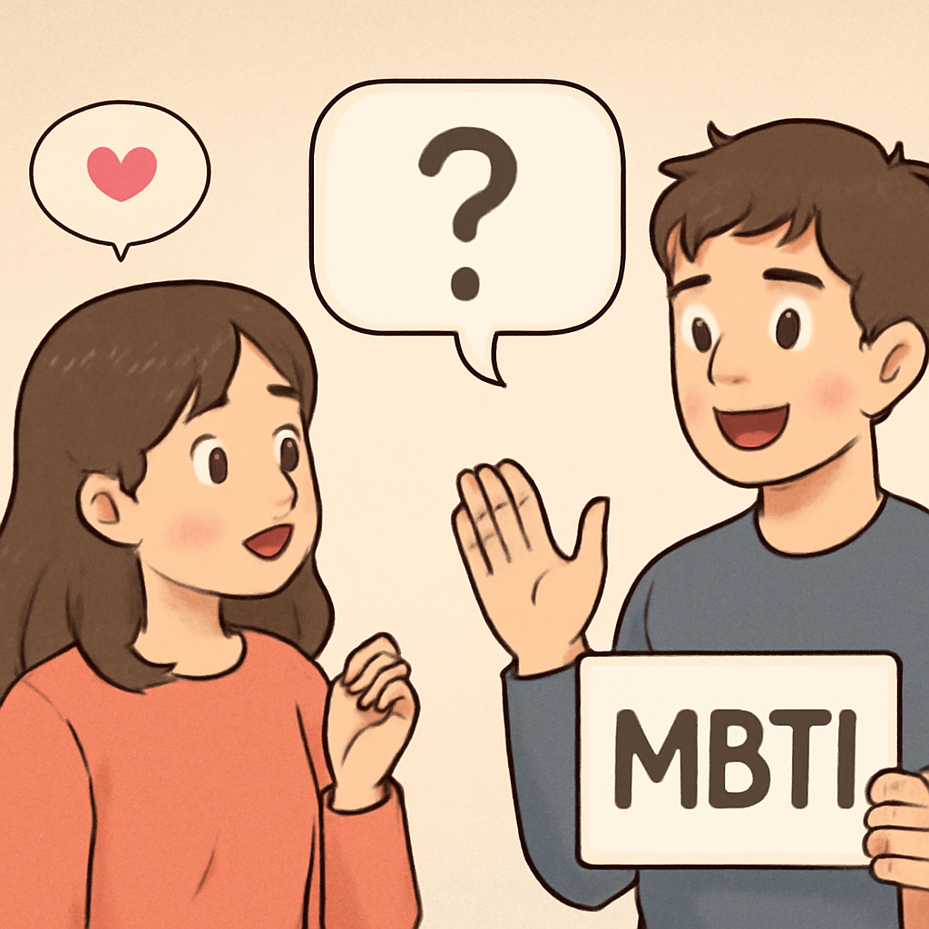 좋아하는 얘한테 MBTI물어보는꿈