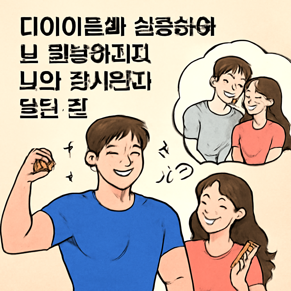 다이어트에 성공하여 난 잘생겨지고 나의 첫사랑과 노는꿈 - 꿈 해몽, 꿈 풀이(+자세한 해석)이미지
