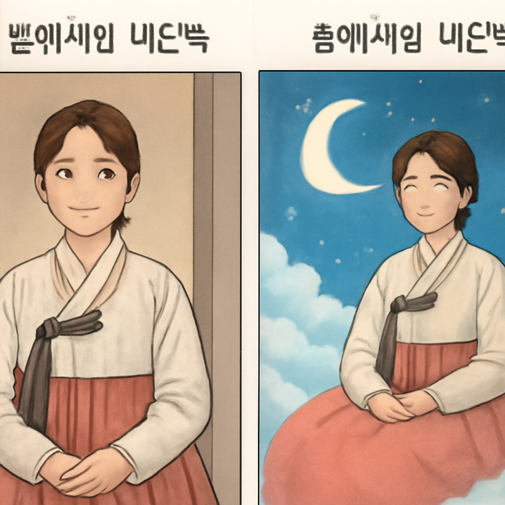 현실에서의 내한복과 꿈에서의 내한복과 같은한복을 입었던 - 꿈 해몽, 꿈 풀이(+자세한 해석)이미지