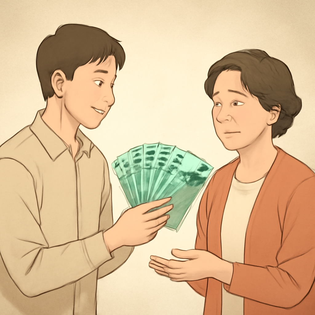 여자친구어머니에게만원짜리신권20장을드리는꿈 - 꿈 해몽, 꿈 풀이(+자세한 해석)이미지