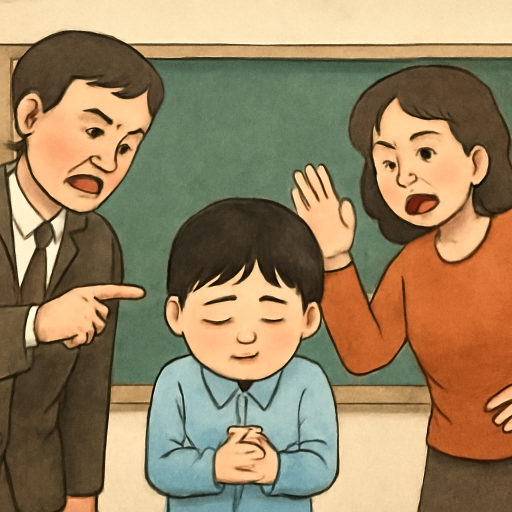 아무잘못도 안했는데 선생님들이 혼을 내는 꿈 - 꿈 해몽, 꿈 풀이(+자세한 해석)이미지