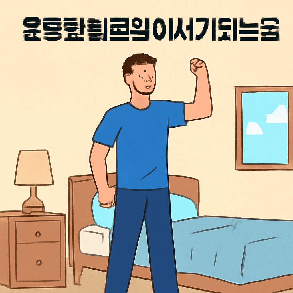 운동한발로일어서기되는꿈
 - 꿈 해몽, 꿈 풀이(+자세한 해석)이미지