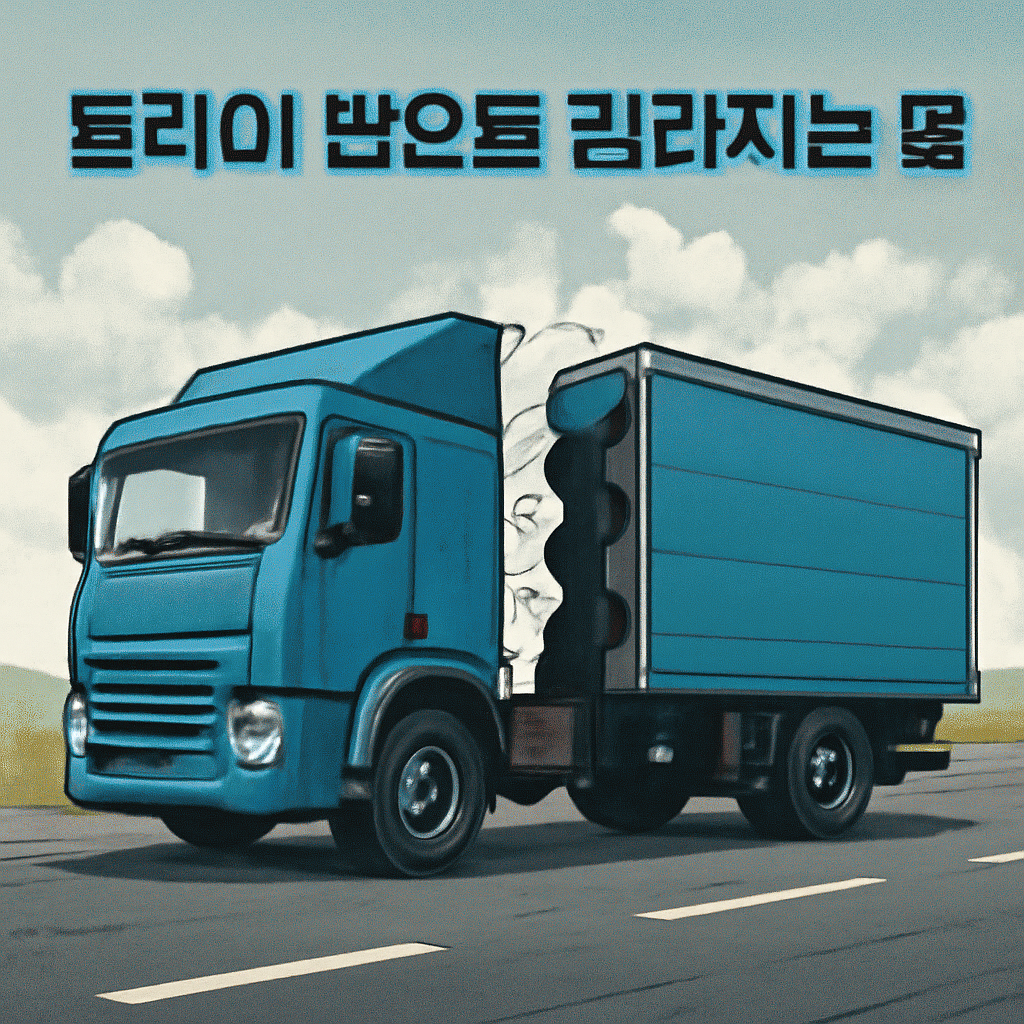 트럭이 반으로갈라지는꿈