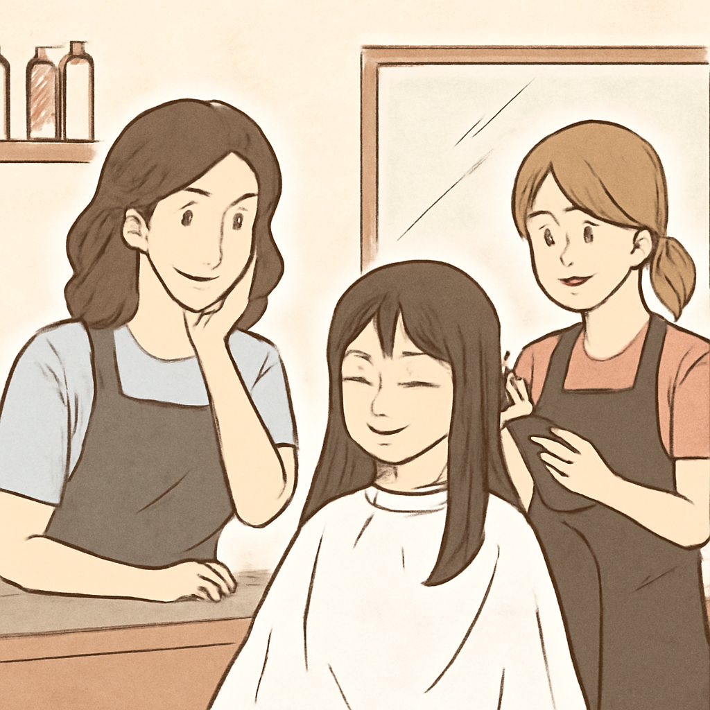 엄마가미용실 하는데 딸이 다른미용실에세  머리 자르고  - 꿈 해몽, 꿈 풀이(+자세한 해석)이미지
