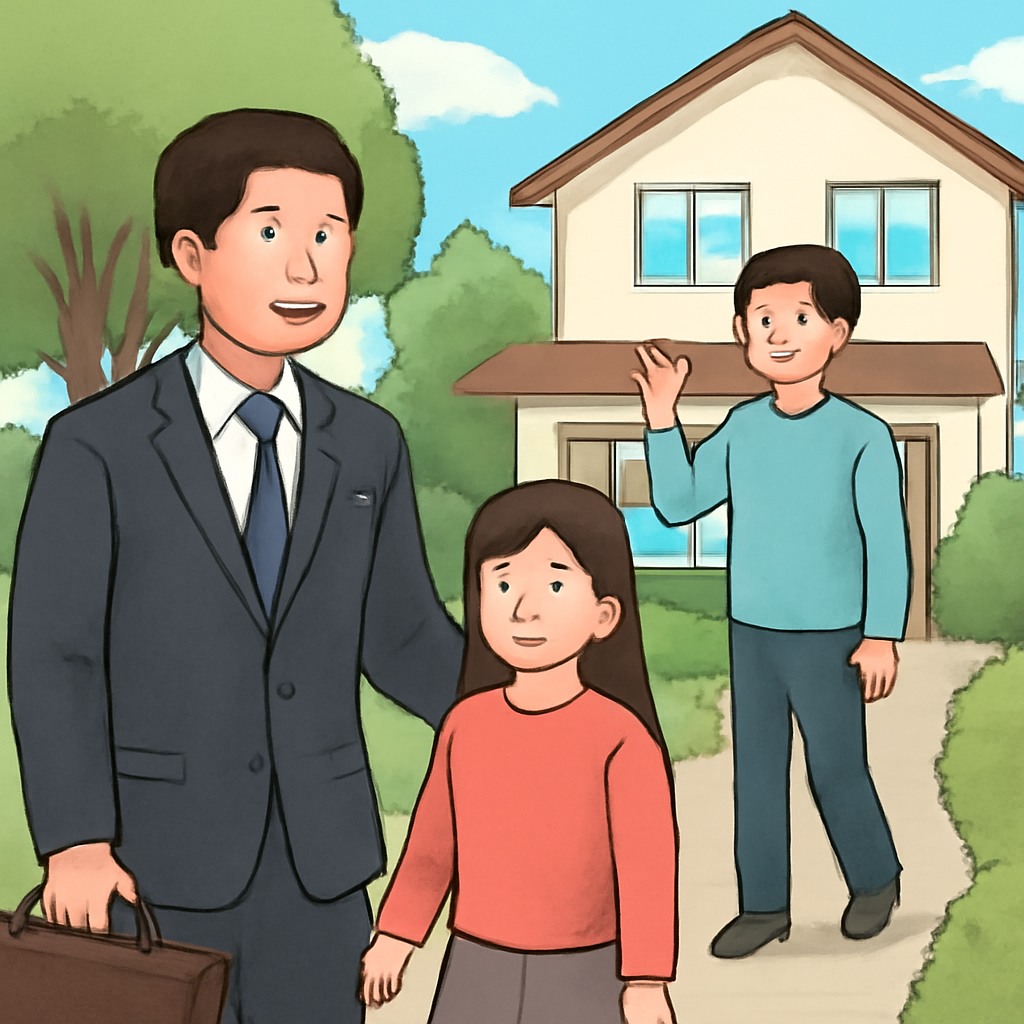 내가 정장차림으로 가족과 함께 친구를 찾아가는꿈