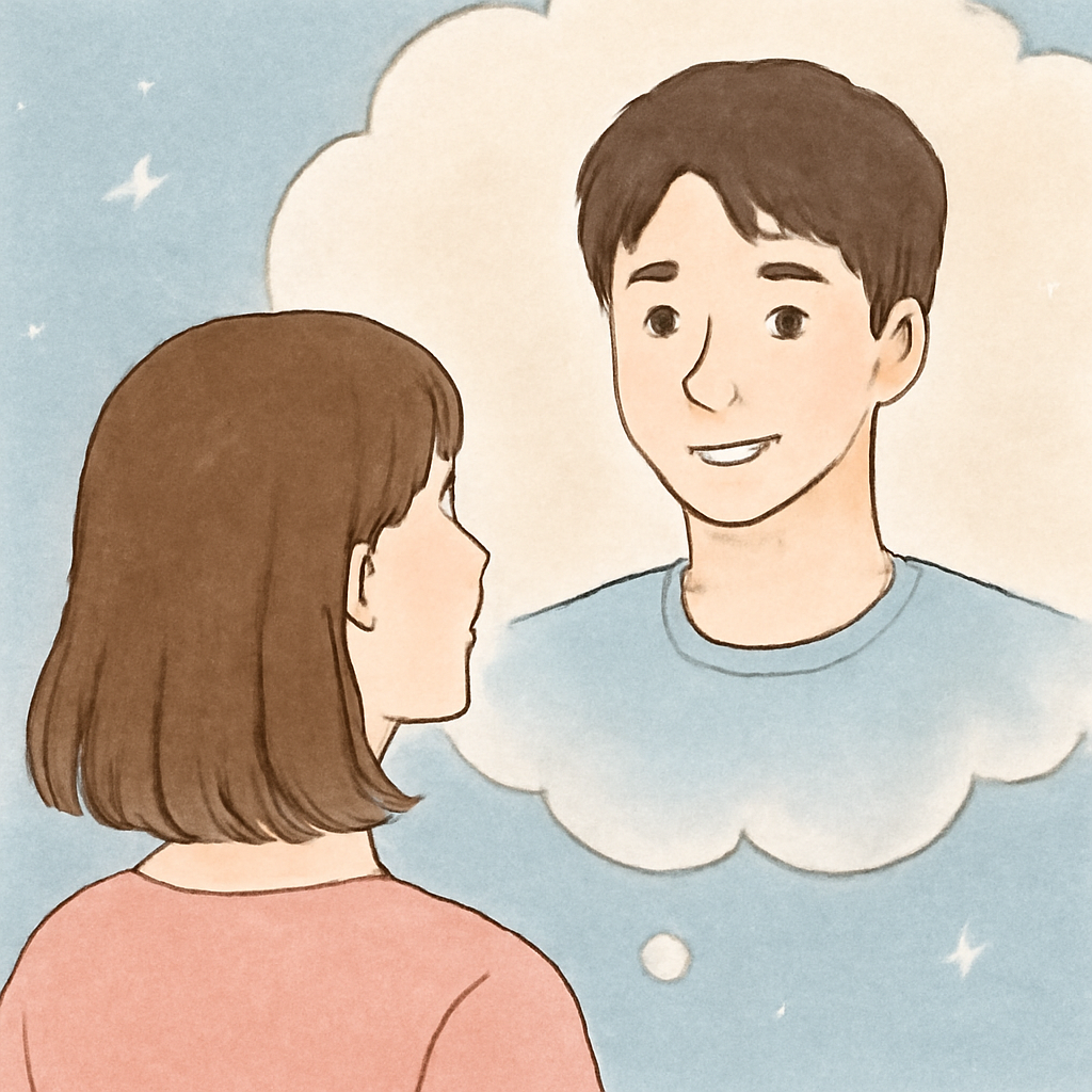 좋아하는 사람이 웃으면서 날 빤히 바라보는꿈 - 꿈 해몽, 꿈 풀이(+자세한 해석)이미지