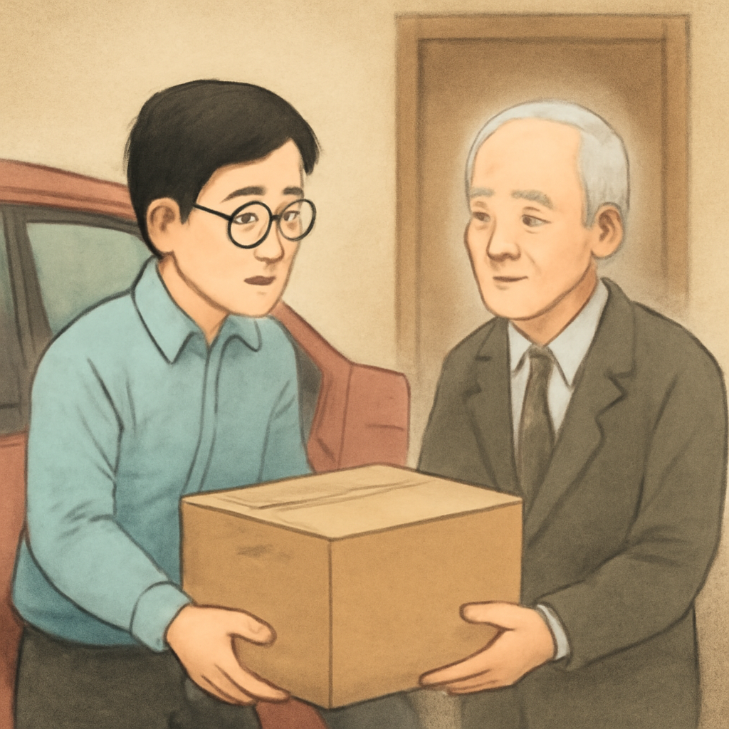 돌아가신선생님이집까지태워달라고 부탁을하고짐실을박스를준비 - 꿈 해몽, 꿈 풀이(+자세한 해석)이미지