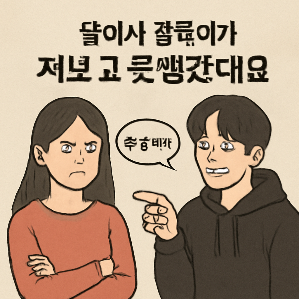 꿈에서 정국이가 저보고 못생겼대요.