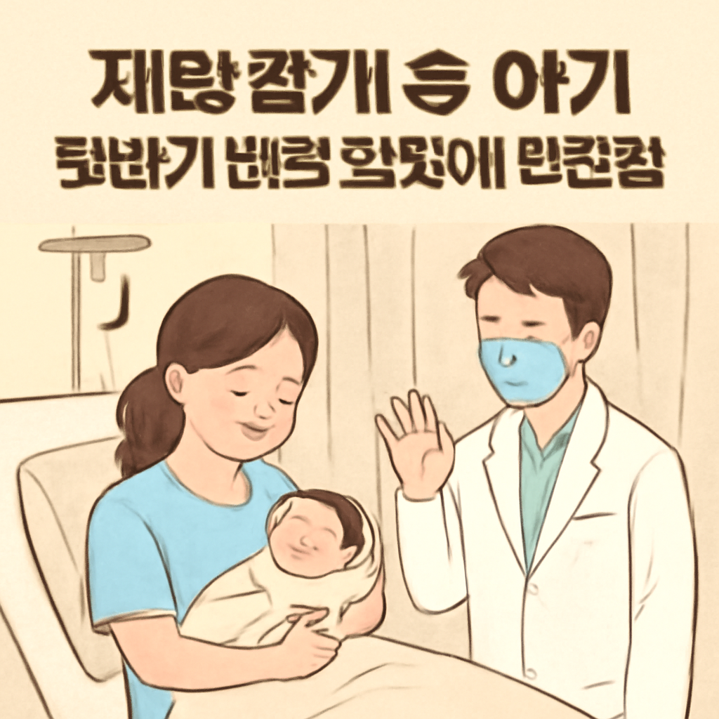 제왕절개 후 아기 멋버거 바로 당일에 퇴원함 - 꿈 해몽, 꿈 풀이(+자세한 해석)이미지