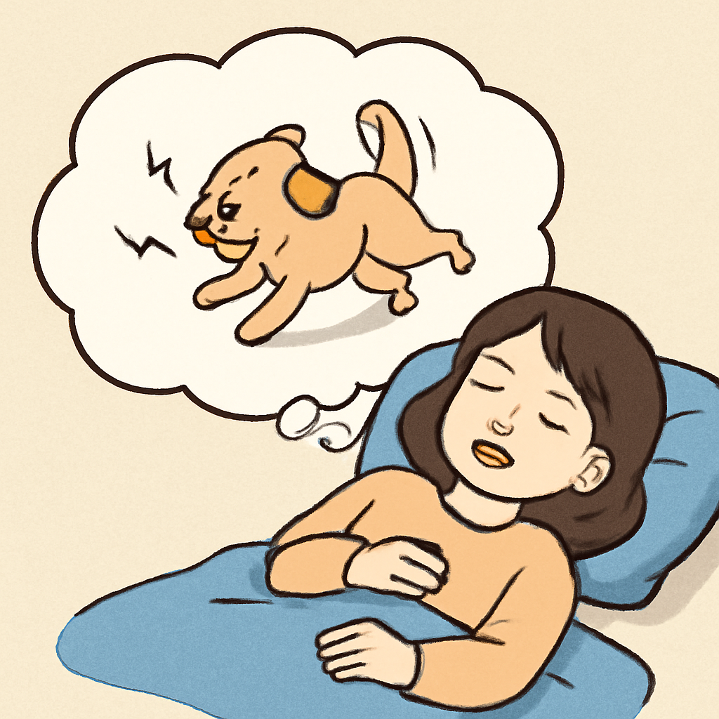 강아지가약한발작일으키는꿈 - 꿈 해몽, 꿈 풀이(+자세한 해석)이미지